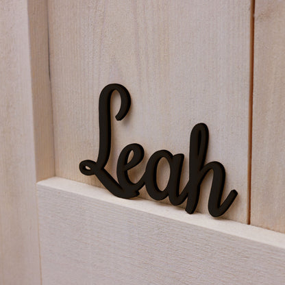 Houten Naam Leah