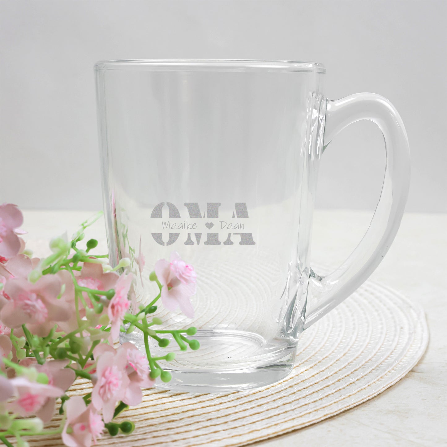 Theeglas - MAMA/PAPA/OMA/OPA