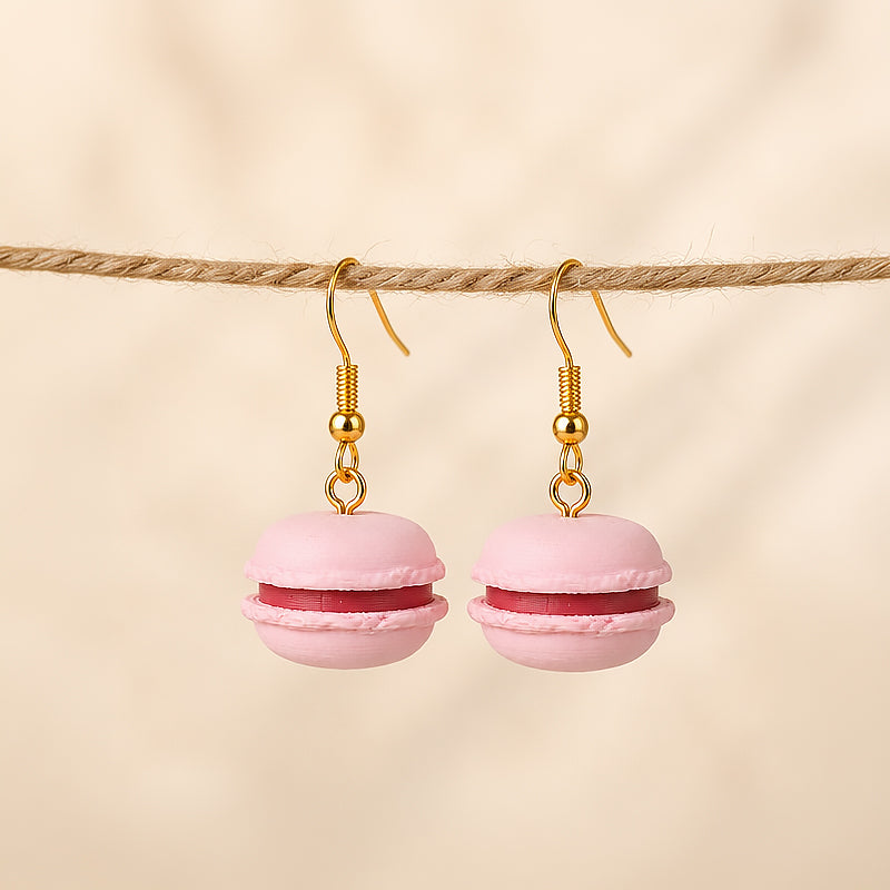 3D Print Oorbel - Macaron