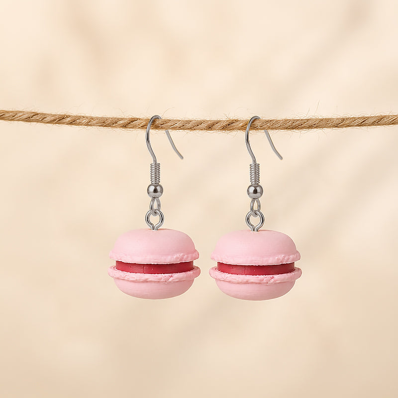 3D Print Oorbel - Macaron