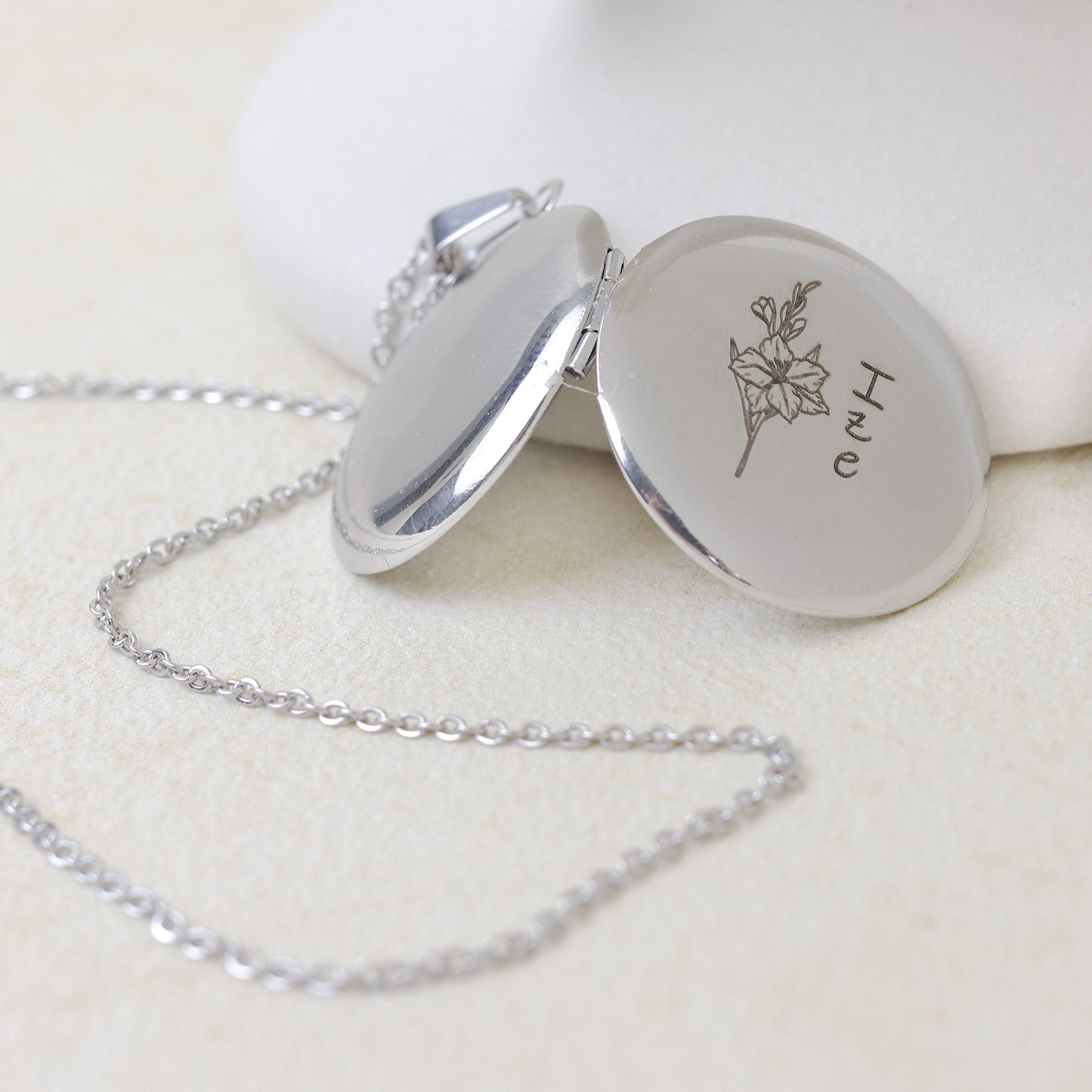 Medaillon Ketting Juliëtte - Geboortebloem