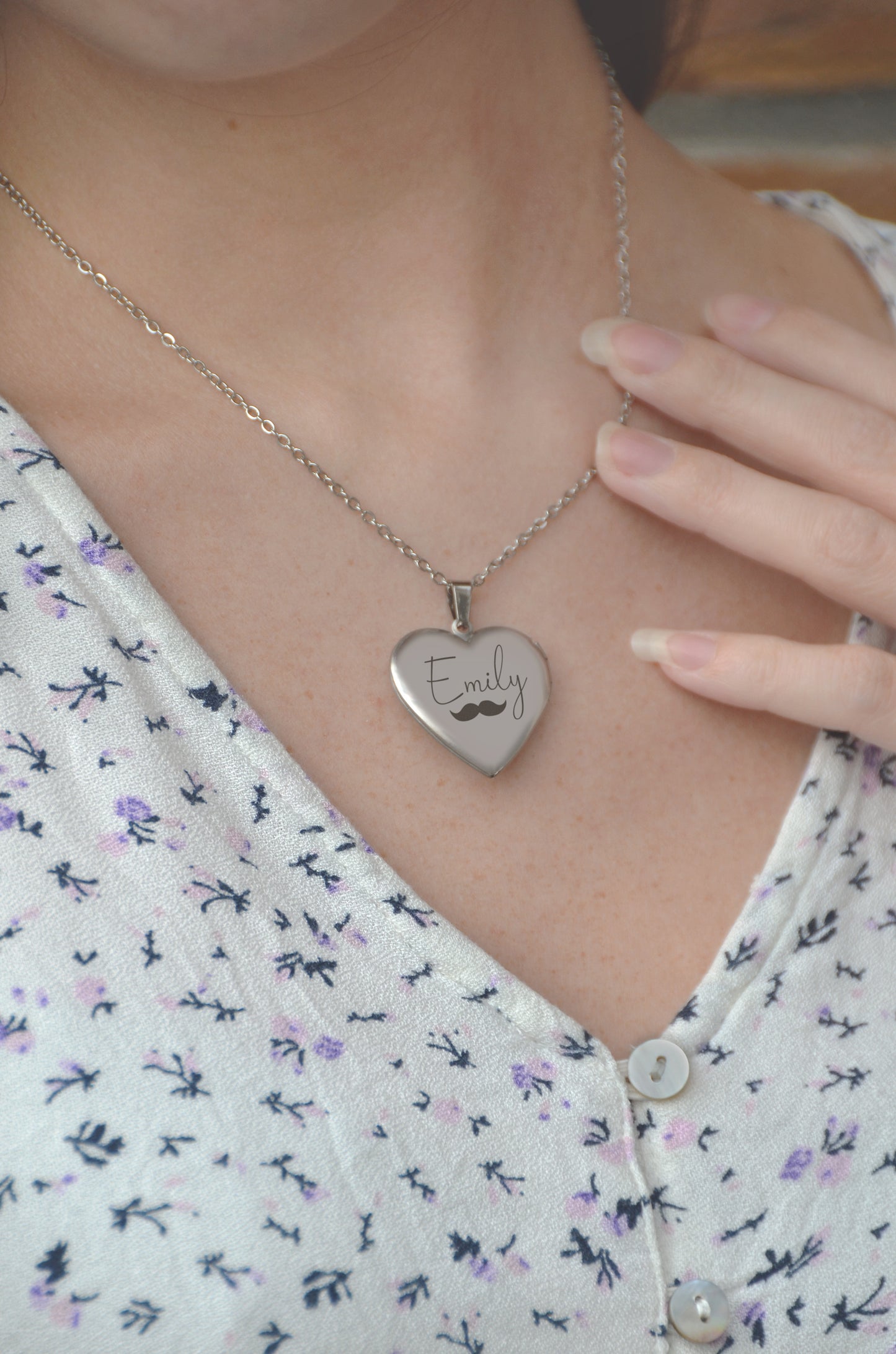 Medaillon Ketting Céleste - Naam + Figuurtje