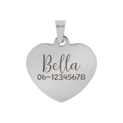 Hondenpenning Hartje - Minimal ID