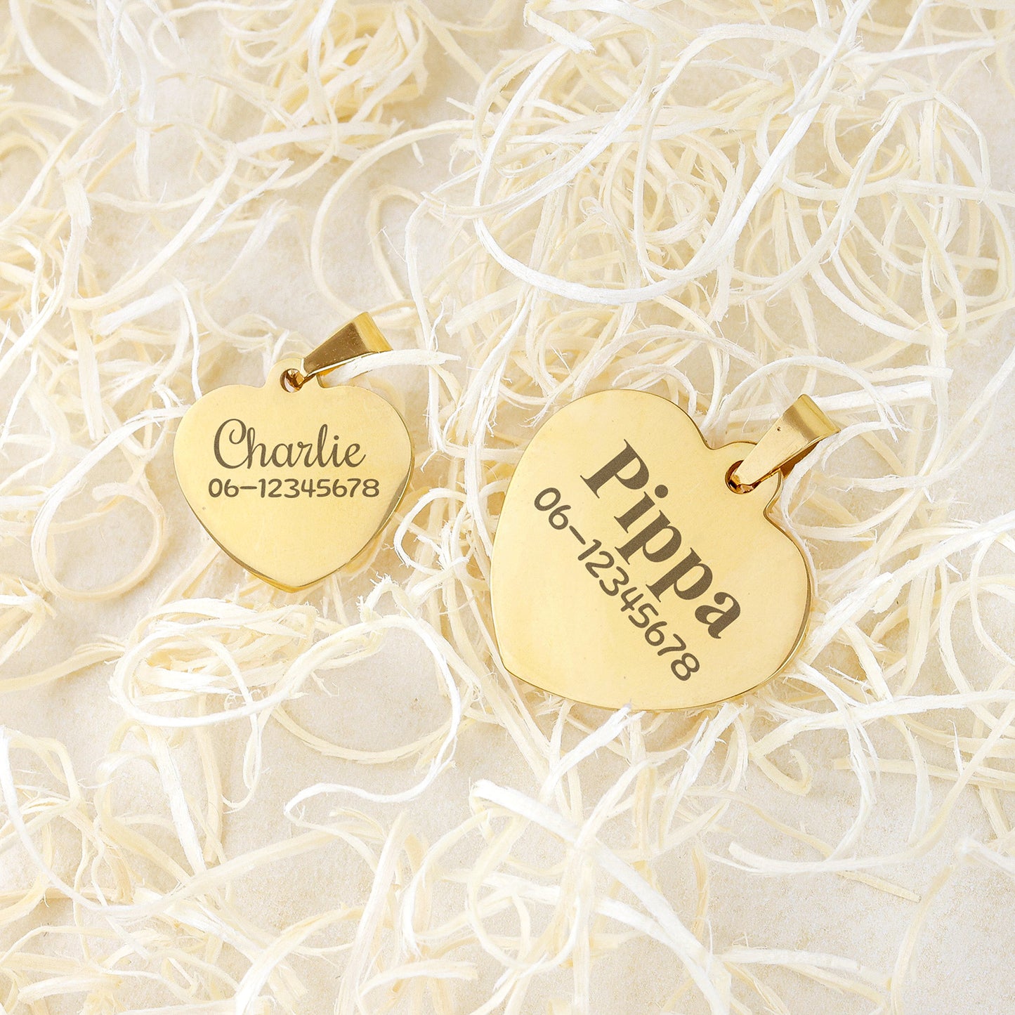 Hondenpenning Hartje - Minimal ID