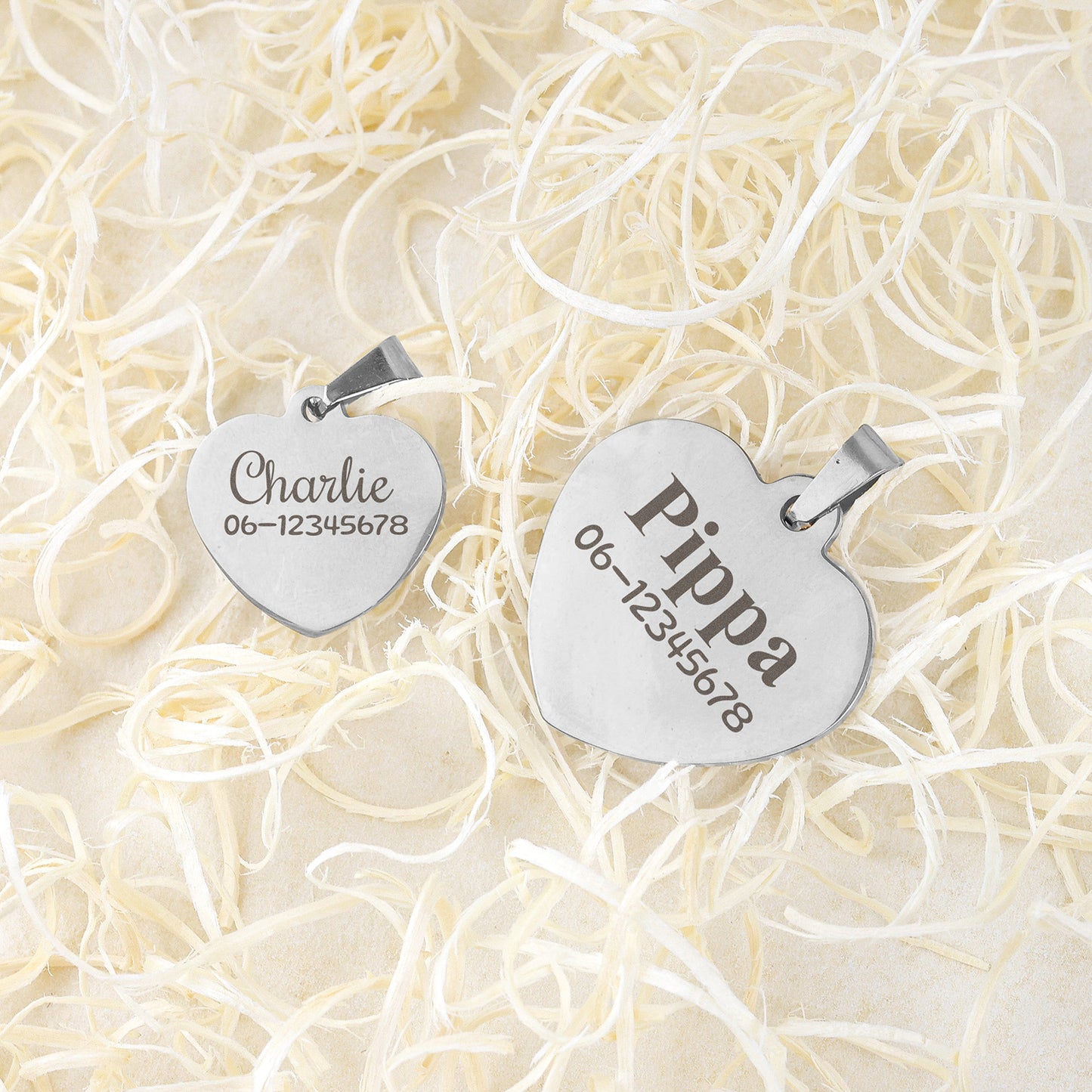 Hondenpenning Hartje - Minimal ID