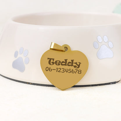 Hondenpenning Hartje - Minimal ID