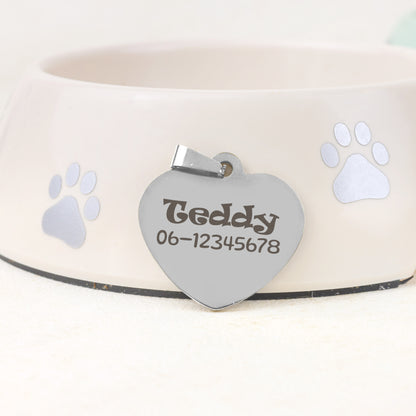 Hondenpenning Hartje - Minimal ID