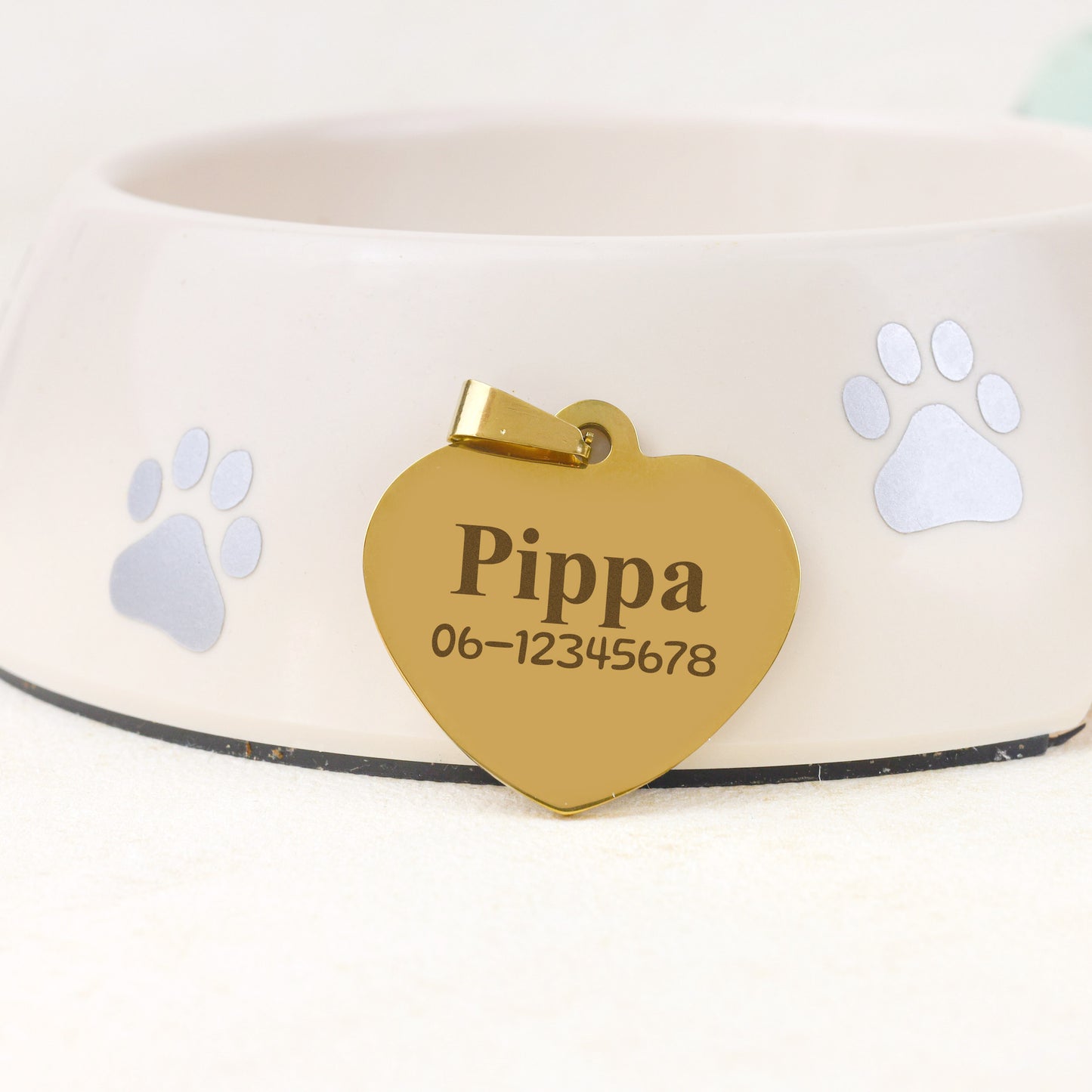 Hondenpenning Hartje - Minimal ID