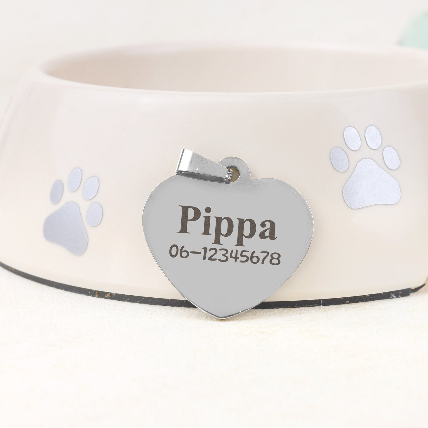 Hondenpenning Hartje - Minimal ID