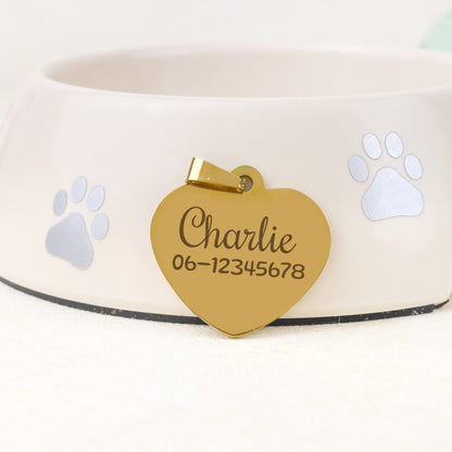 Hondenpenning Hartje - Minimal ID