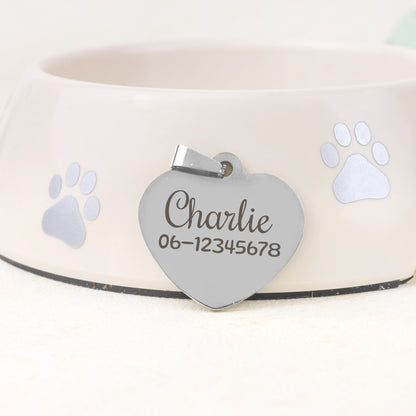 Hondenpenning Hartje - Minimal ID