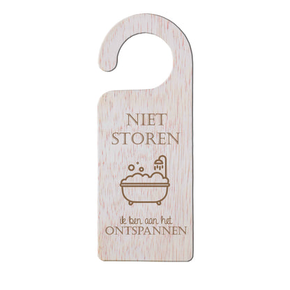 Deurhanger - Niet storen, ik ben aan het ontspannen.