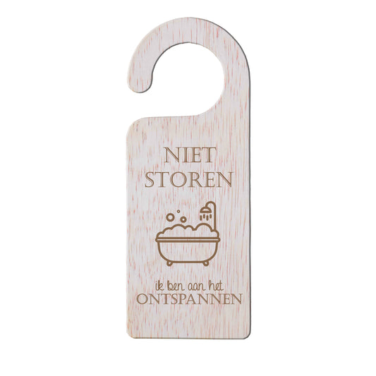 Deurhanger - Niet storen, ik ben aan het ontspannen.