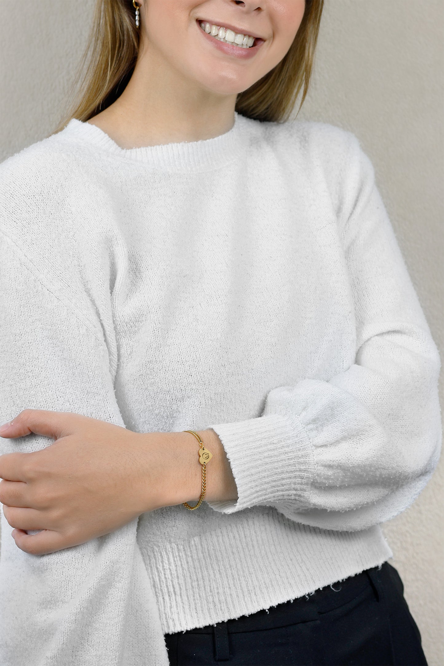 Armband Noëlle - Naamlogo Koppel Luxe