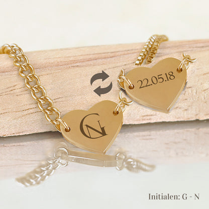 Armband Noëlle - Naamlogo Koppel Luxe