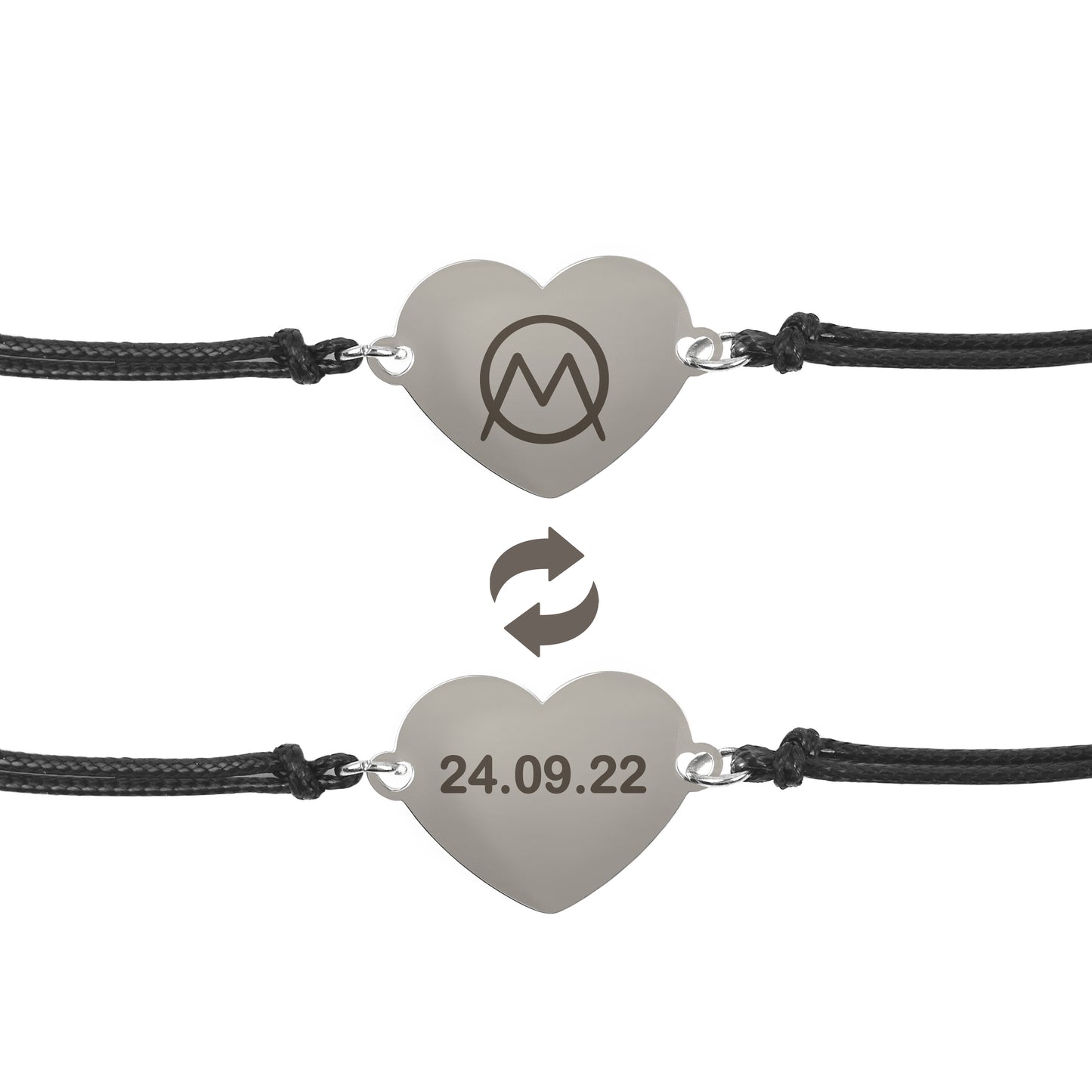 Armband Claire - Naamlogo Koppel