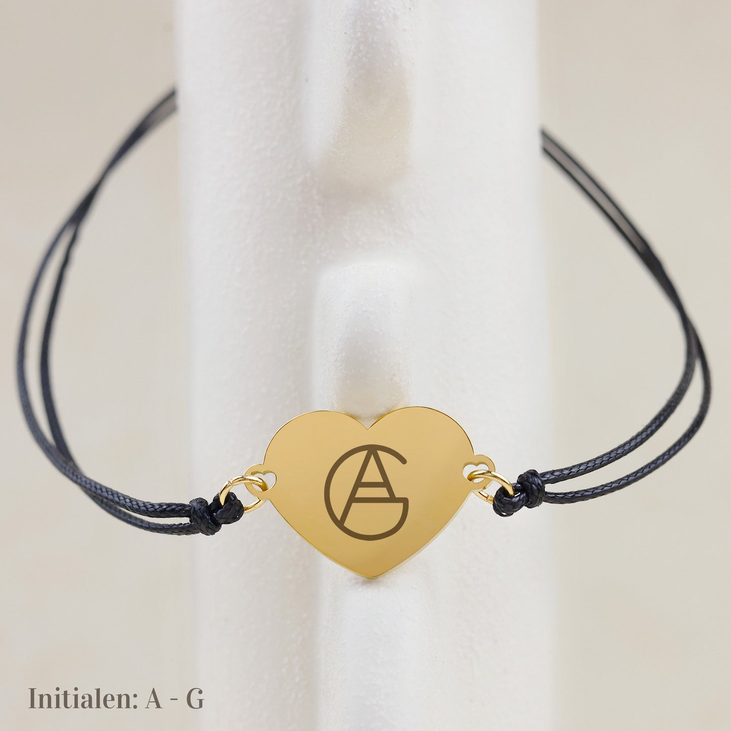 Armband Claire - Naamlogo Koppel