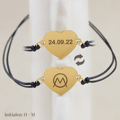 Armband Claire - Naamlogo Koppel