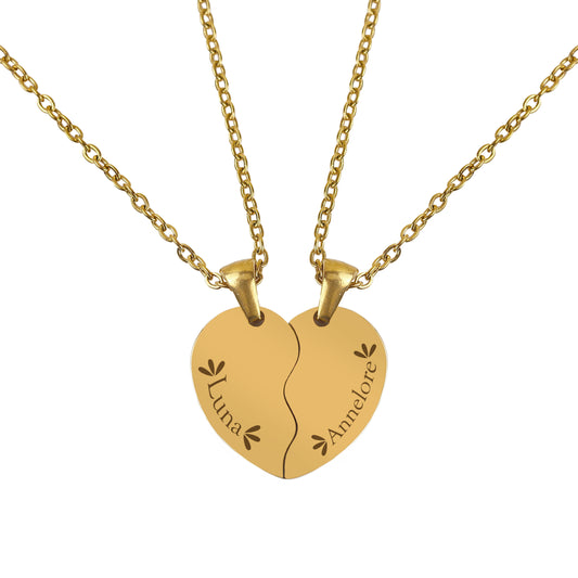 Vriendschapsketting Violette - Namen + Figuurtje