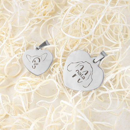 Hondenpenning Hartje - Oren ID