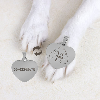 Hondenpenning Hartje - Oren ID