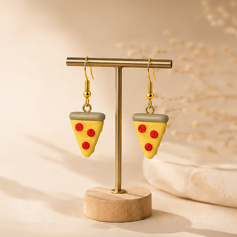 3D Print Oorbel - Pizza