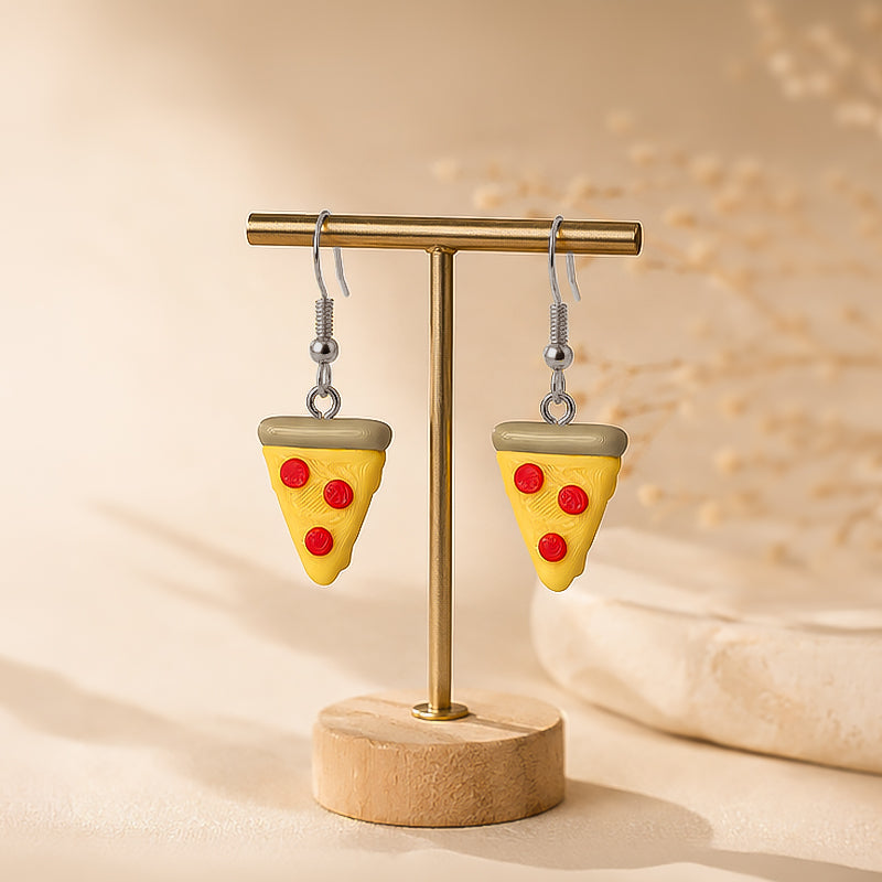 3D Print Oorbel - Pizza
