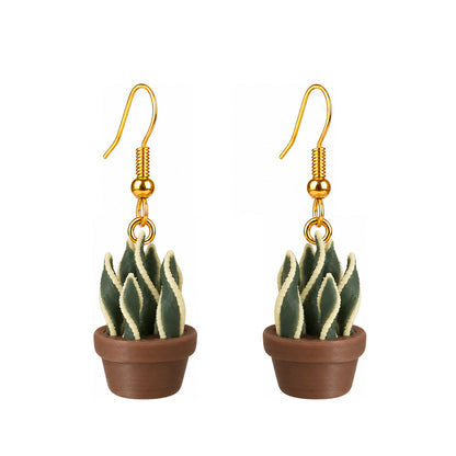 3D Print Oorbel - Sansevieria