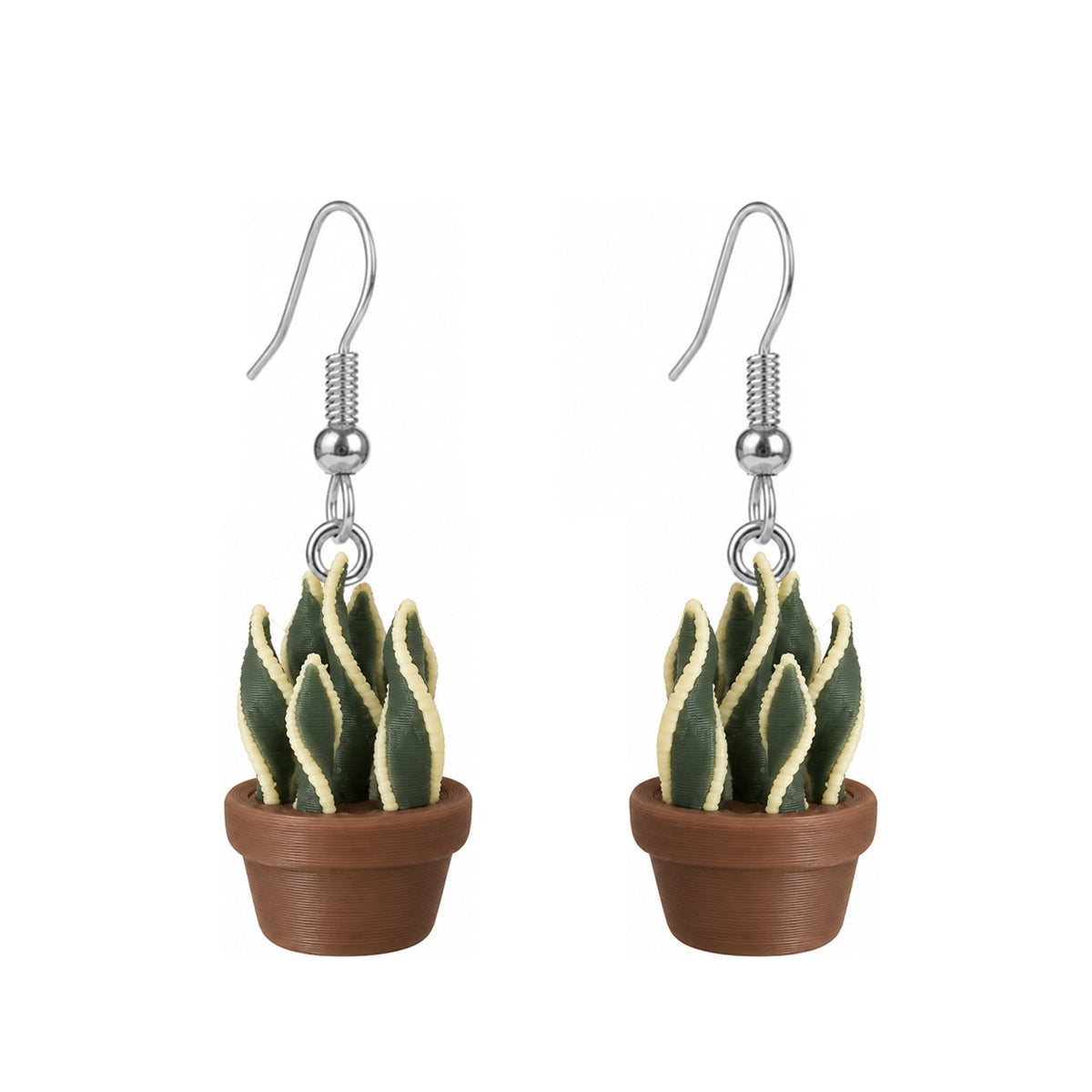 3D Print Oorbel - Sansevieria