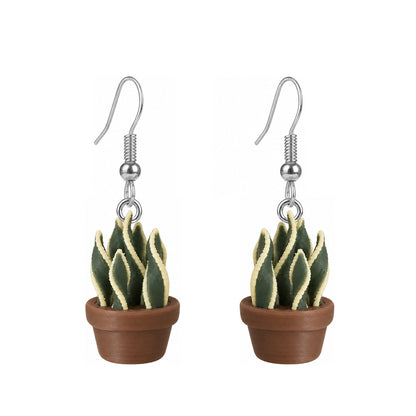 3D Print Oorbel - Sansevieria