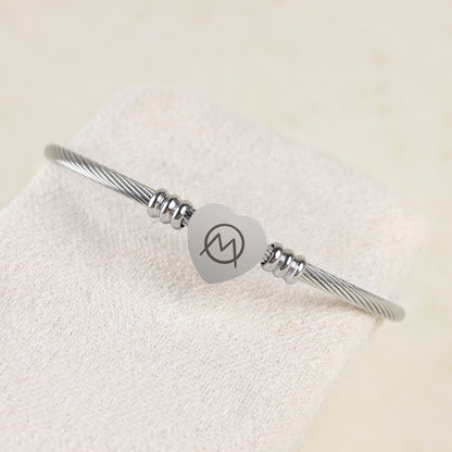 Armband Chloé - Naamlogo Koppel