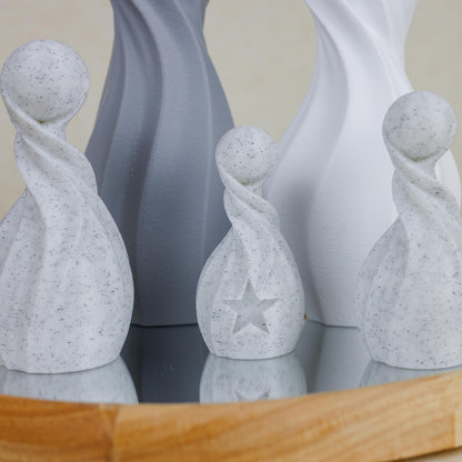 Gezinssculpturen - Grijs