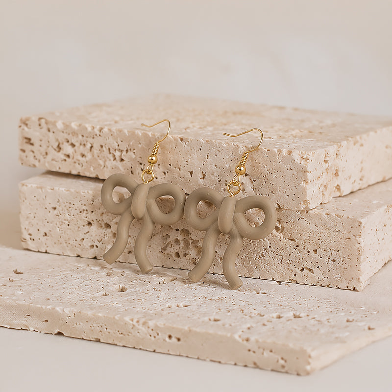 3D Print Oorbel - Strikje