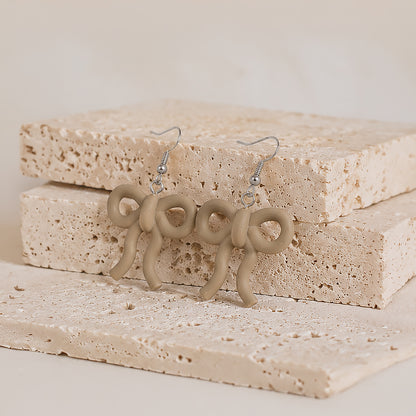 3D Print Oorbel - Strikje