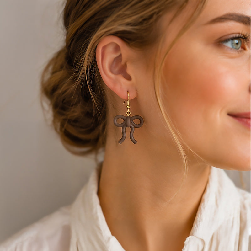 3D Print Oorbel - Strikje