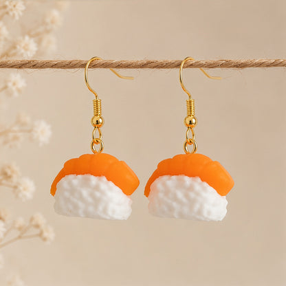 3D Print Oorbel - Sushi 'Nigiri Garnaal'