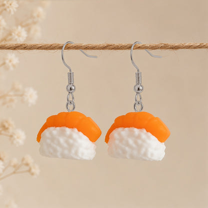 3D Print Oorbel - Sushi 'Nigiri Garnaal'
