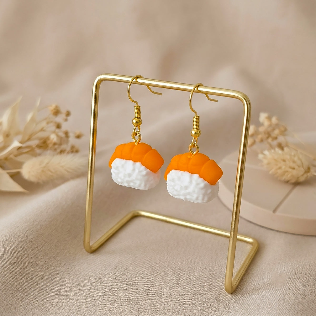 3D Print Oorbel - Sushi 'Nigiri Garnaal'