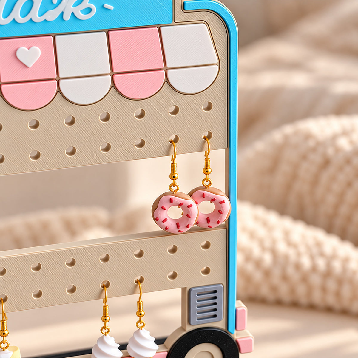 Oorbellendisplay FoodTruck 'Sweets'