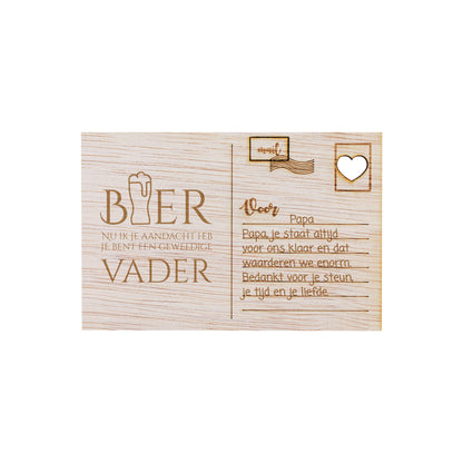Houten kaart - BIER