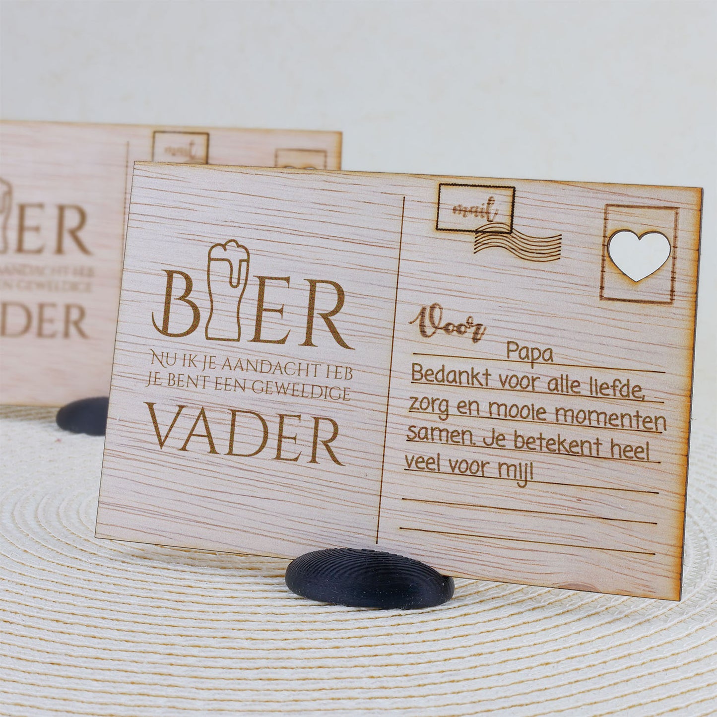 Houten kaart - BIER