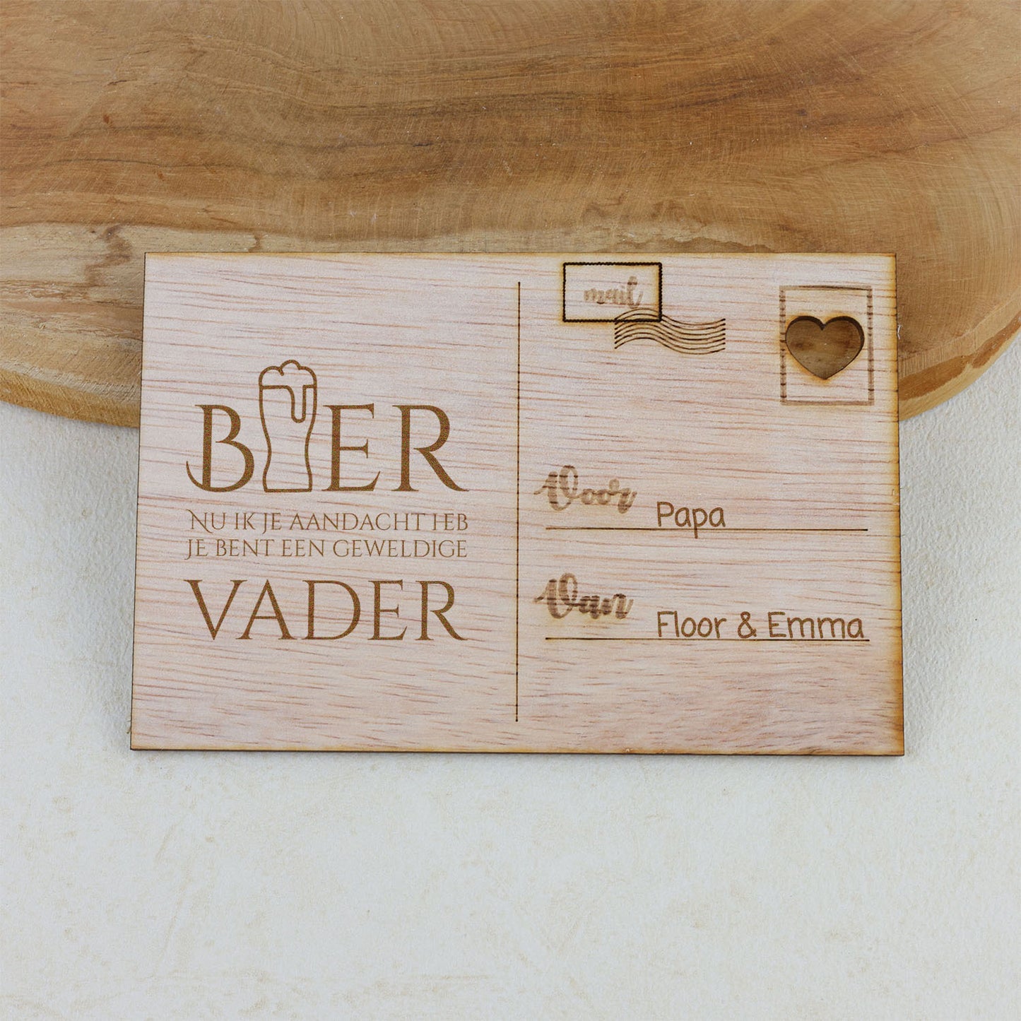 Houten kaart - BIER