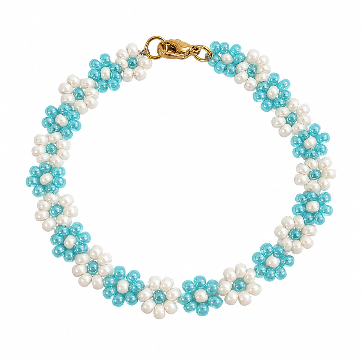 Bloesem Armband - Wolkenblauw