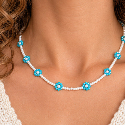 Bloesem Ketting - Wolkenblauw