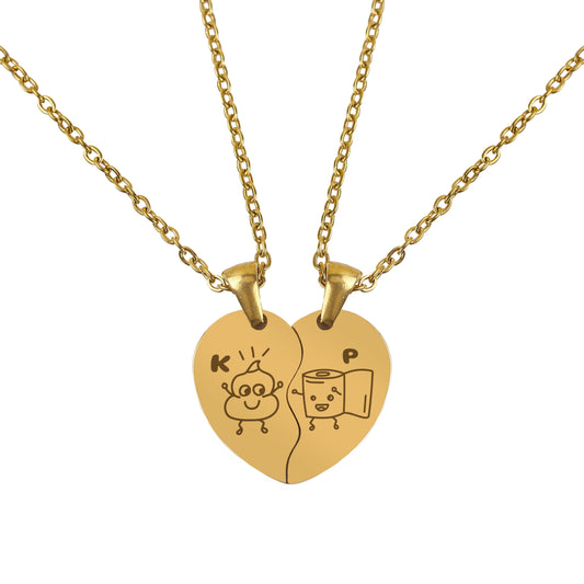 Vriendschapsketting Violette - You Complete Me