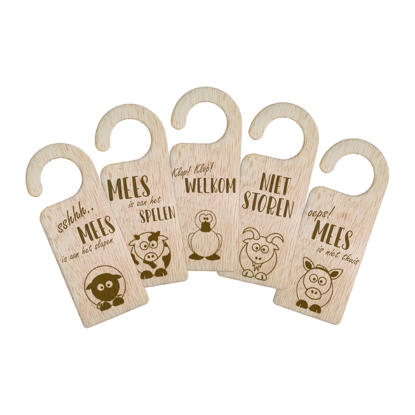 Deurhanger set 5 stuks
