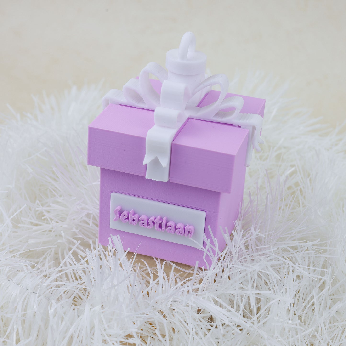 3D Kerstbal - Cadeau