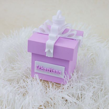 3D Kerstbal - Cadeau