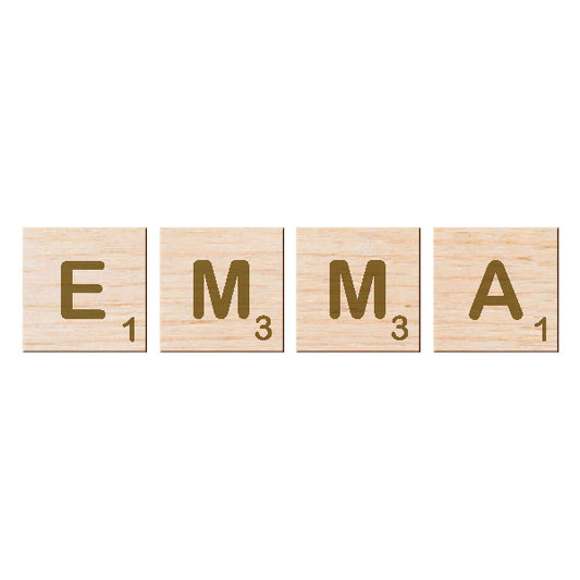 Scrabble letters