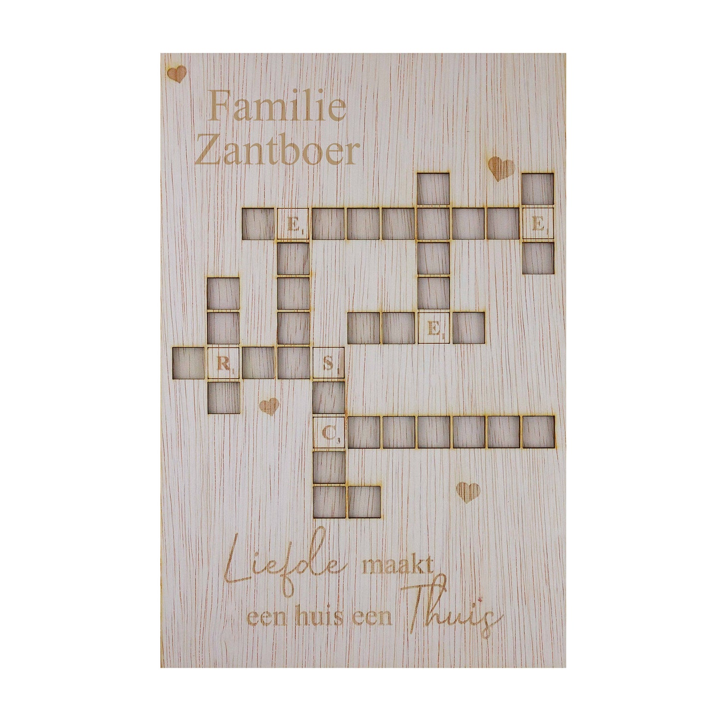 Scrabble puzzel - Familie